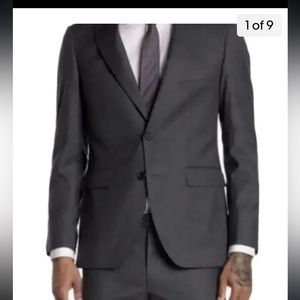 Alton Lane Mens Grey Wool Blend Tailored Fit Suit Jacket Separate Blazer 42R New